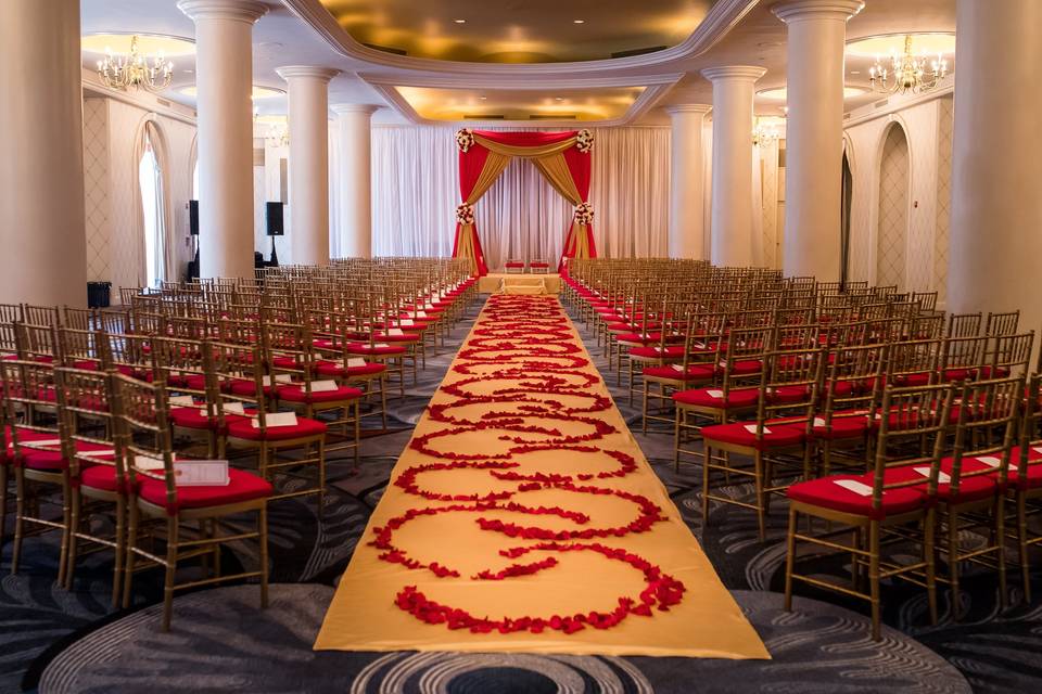 Indoor ceremony