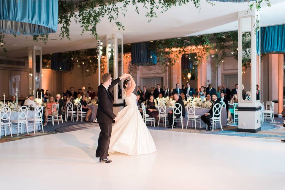 First dance - blue room