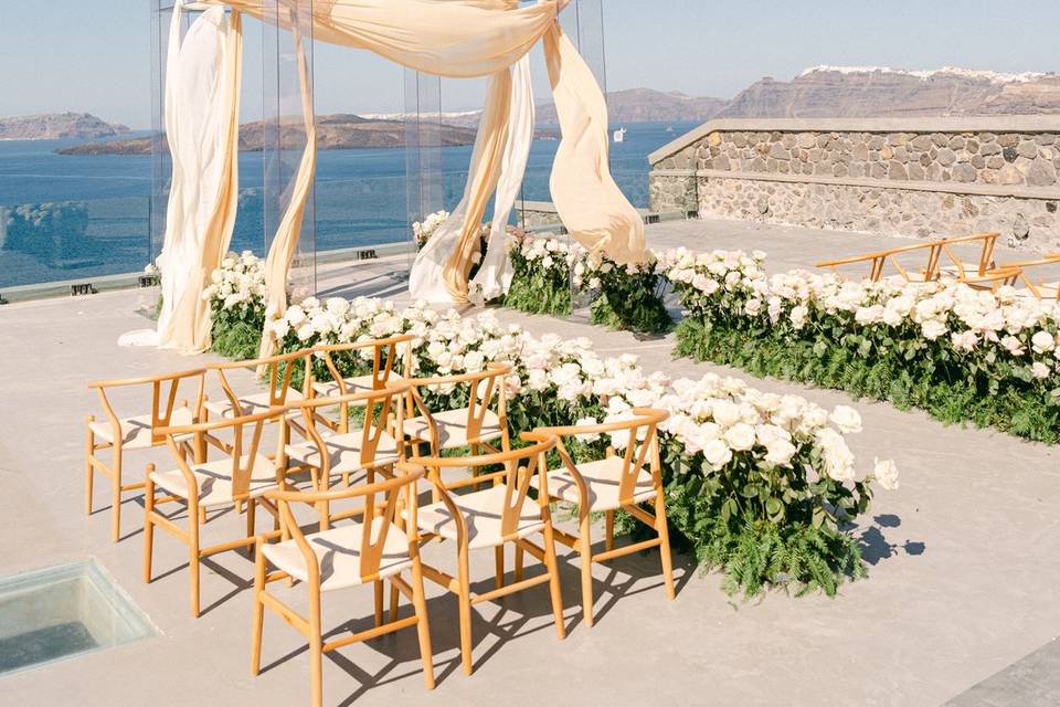 Cavo Ventus Santorini Wedding
