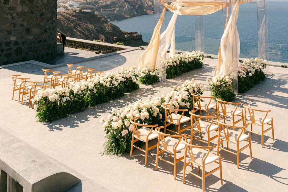 Cavo Ventus Santorini Wedding