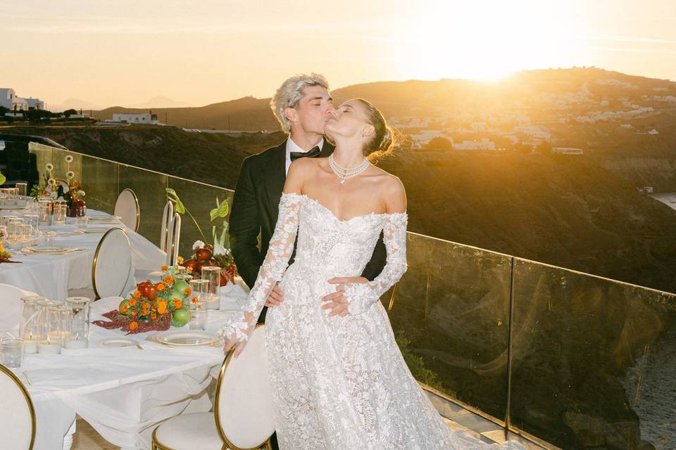 Santorini Sunset Wedding