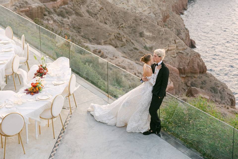 Santorini Sunset Wedding
