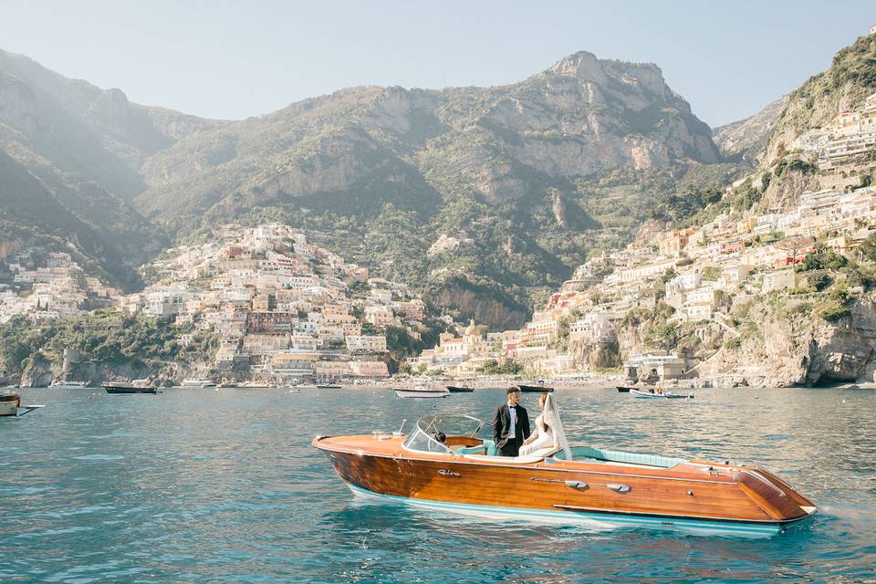 Positano Riva Boat Photoshoot