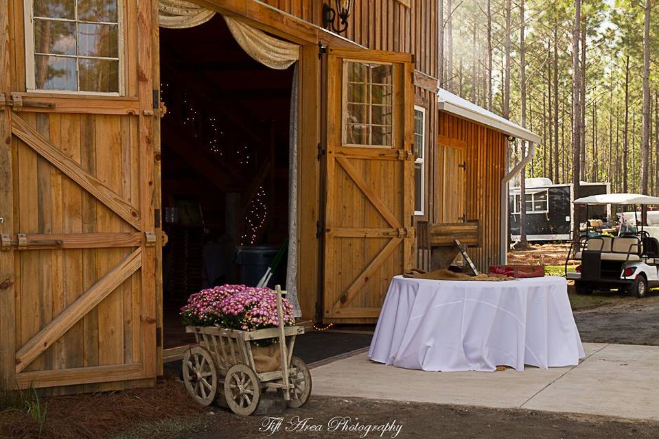 Barn entrance