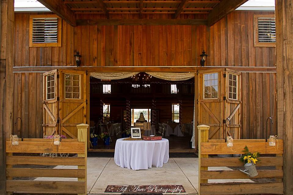 Barn reception