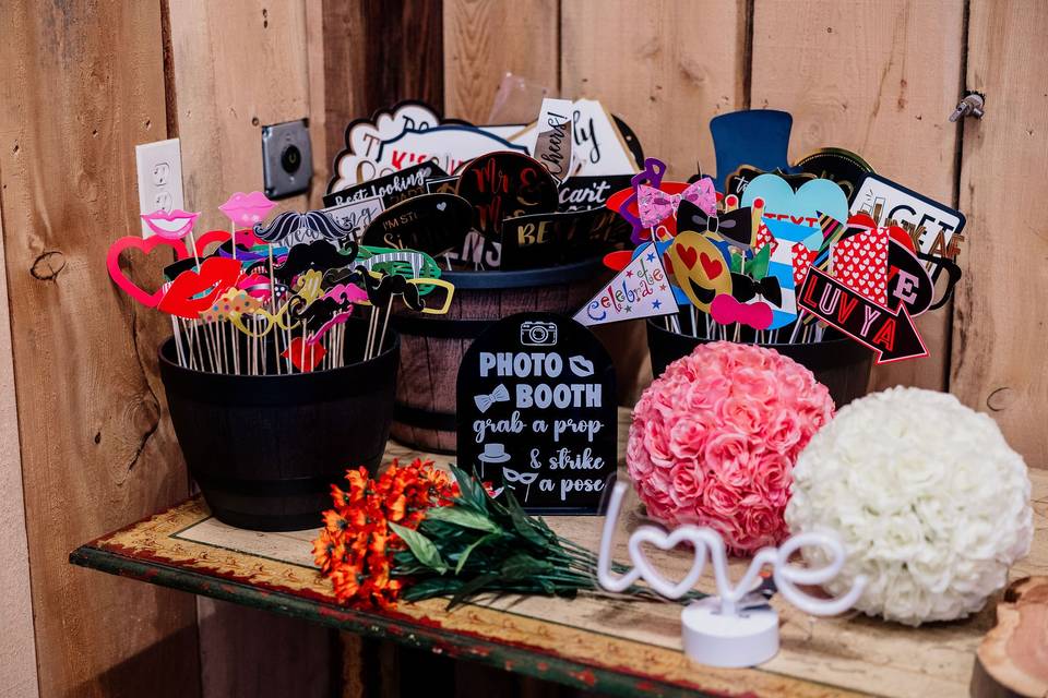 Photo booth props