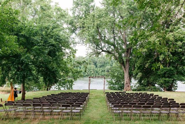 Outdoor wedding ceremony
