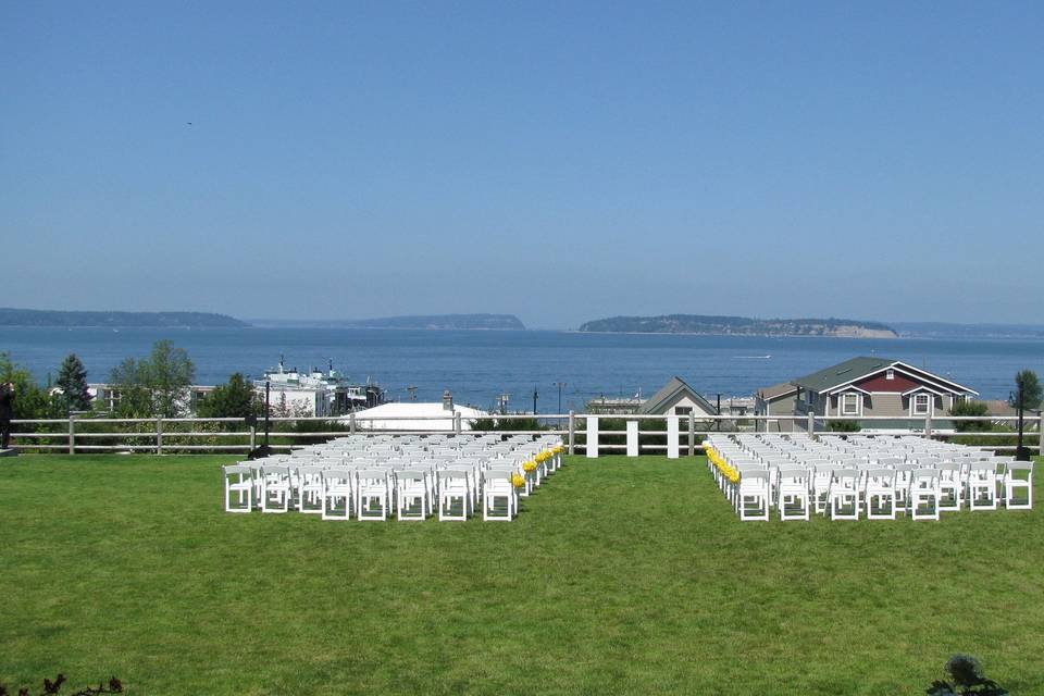 Outdoor wedding venue