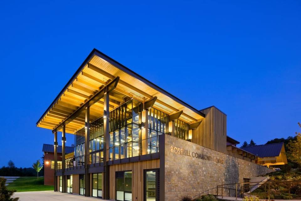 Exterior view of the Rosehill Community Center