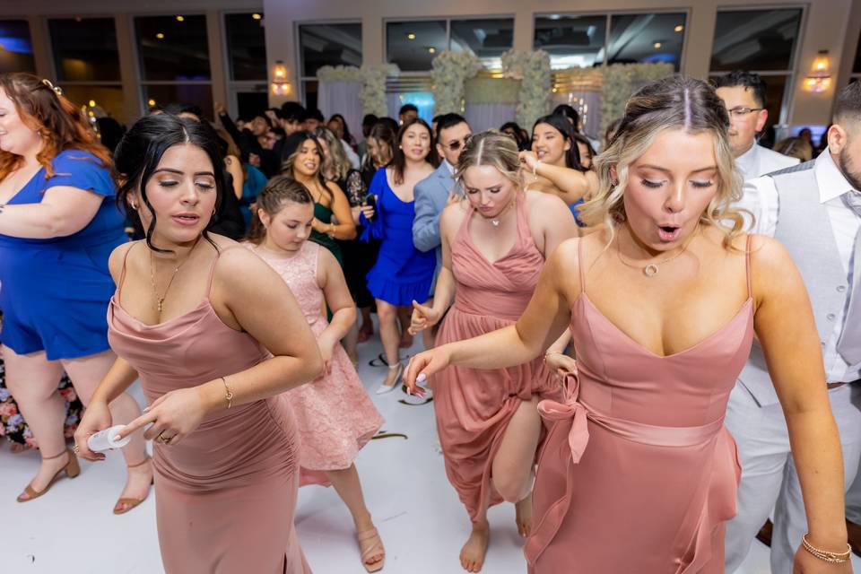Enjoying the party