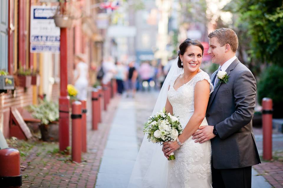 The newlyweds