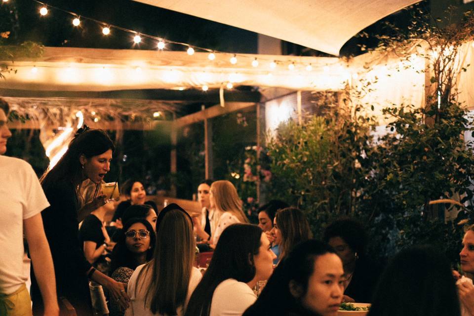 Garden Patio Night