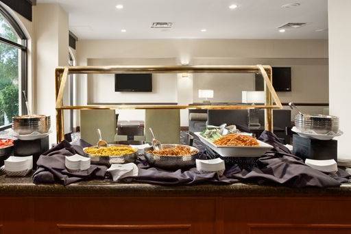Buffet table