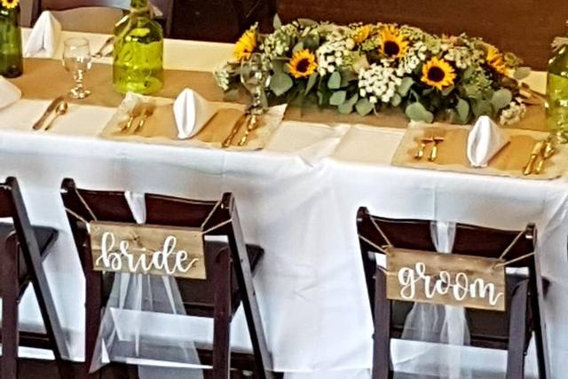 Sweetheart table