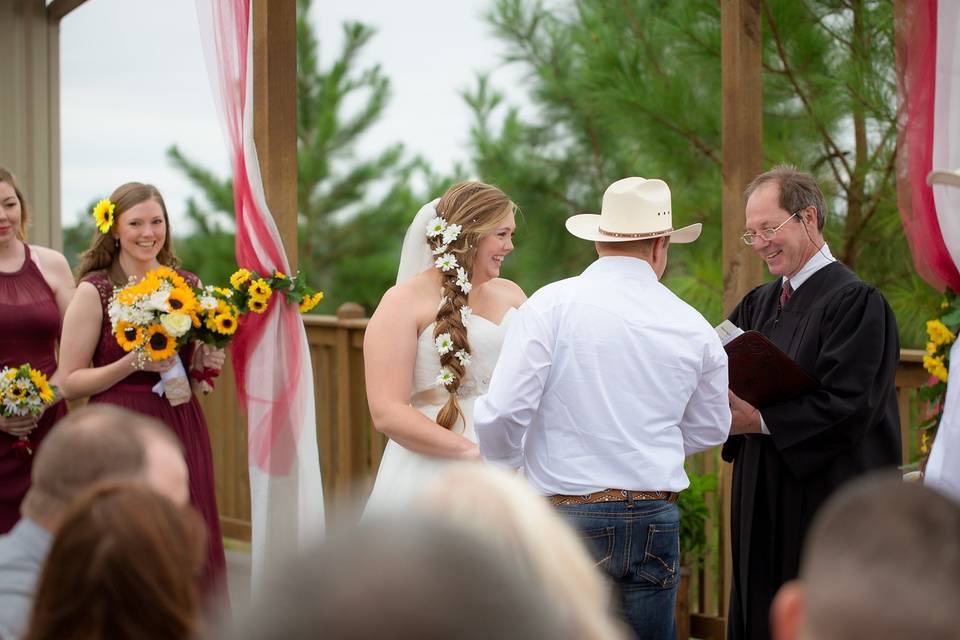 Outdoor ceremony