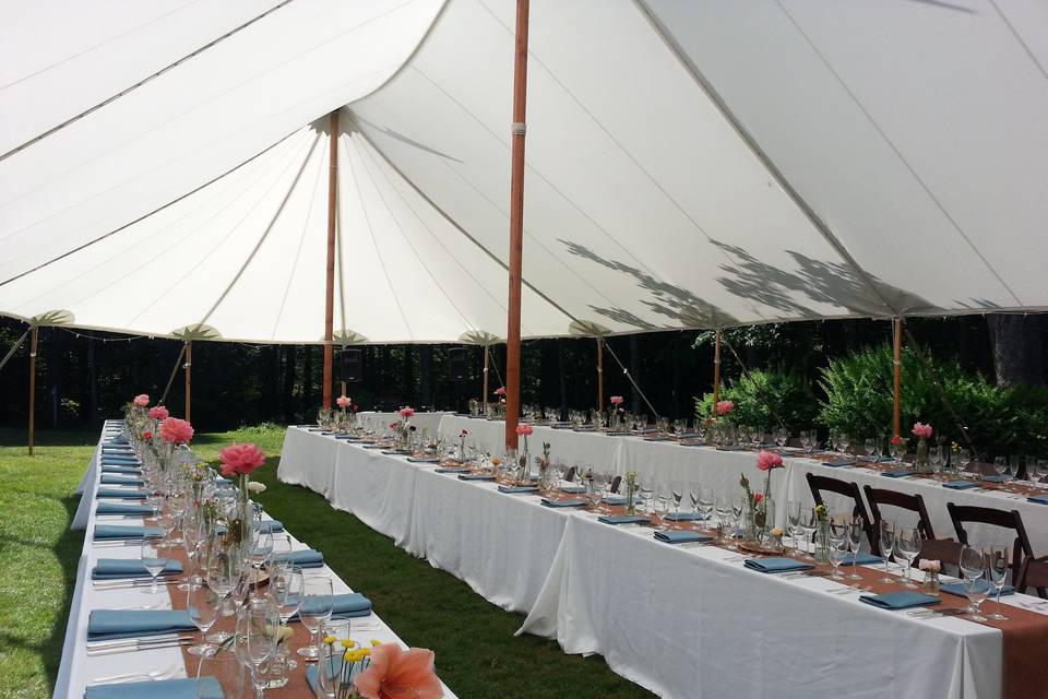 Long table set-up