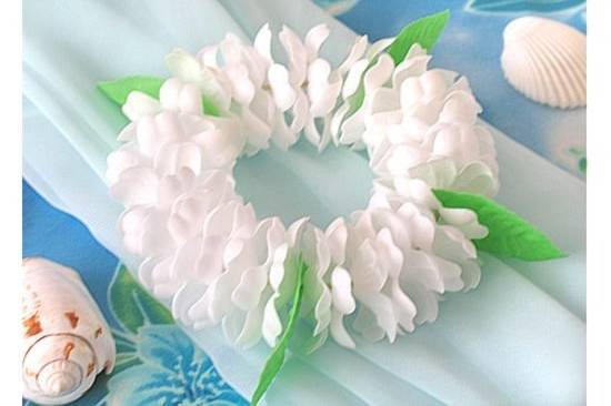 White Flower Lei Soap