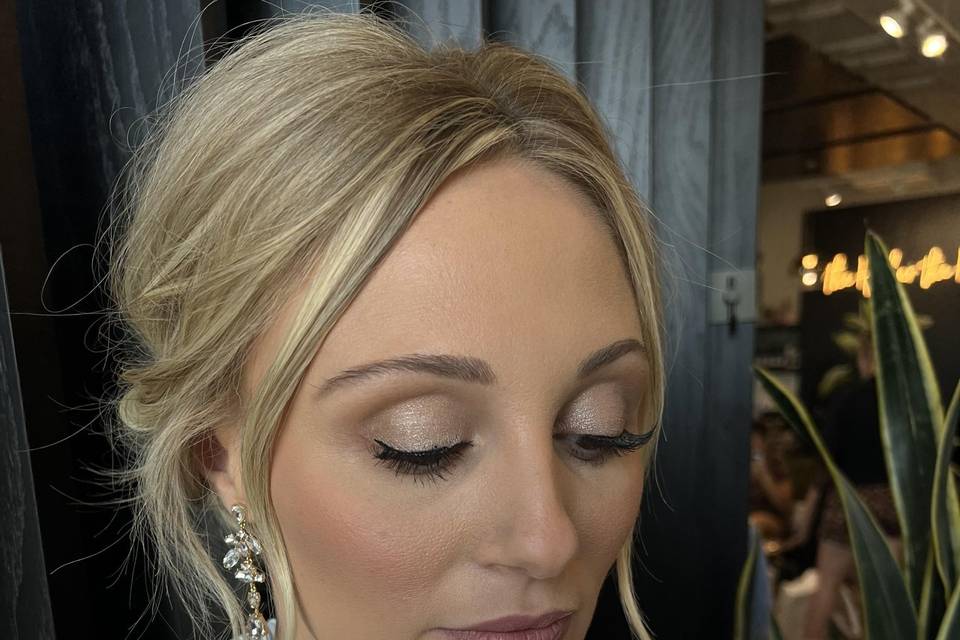 Bridal party makeup