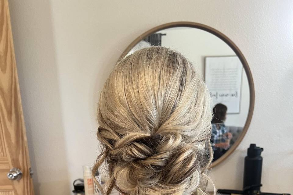 Bridal party hair