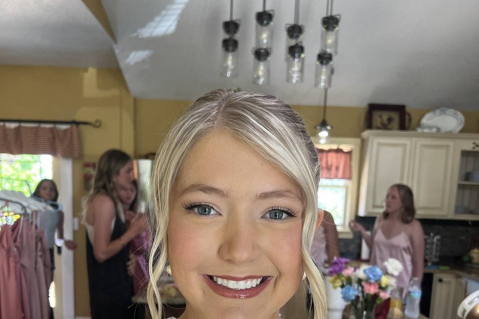 Bridal party makeup