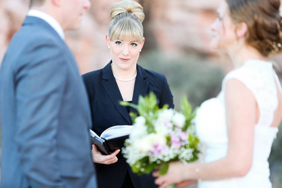 Wedding at Red Rock Canyon