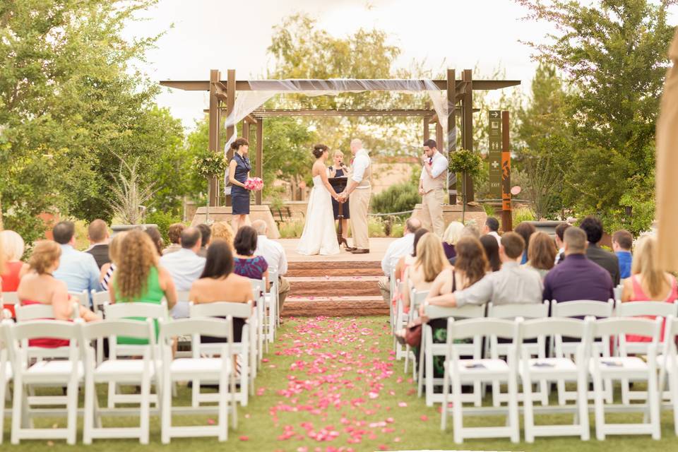 Outdoor wedding