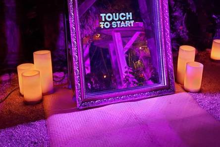 Enchanted mirror photo booth