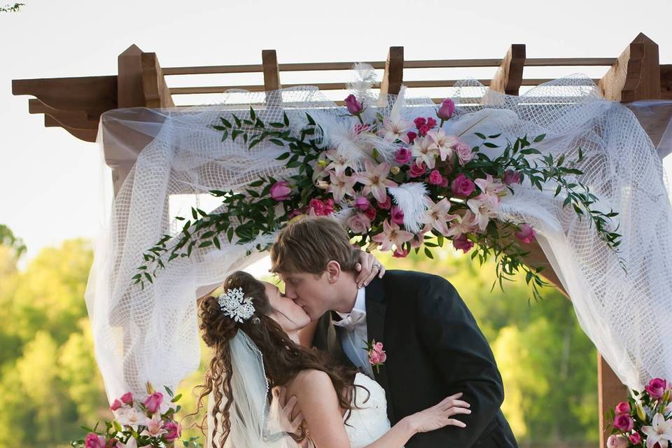 Wedding kiss