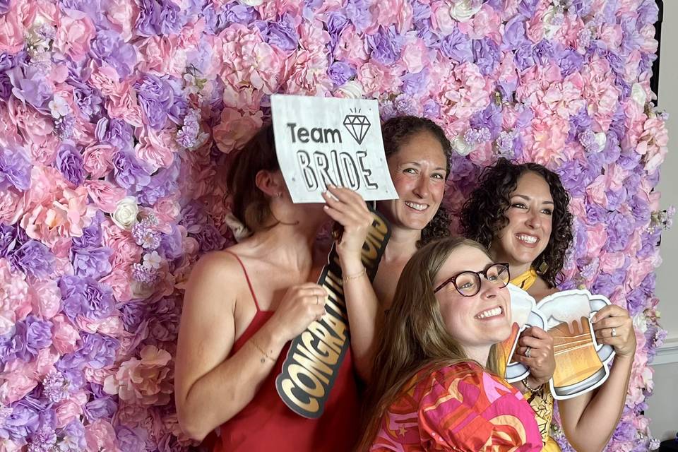 Flower Wall Photo Booth