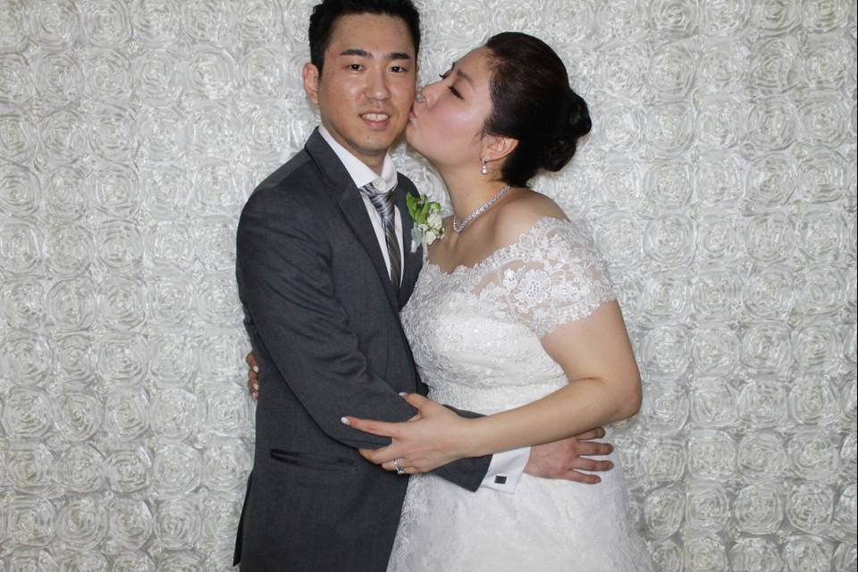 Ivory/White Backdrop. Perfect for Weddings!