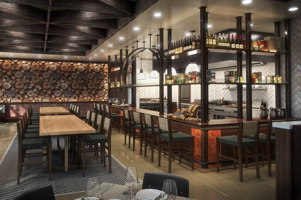 Bellfire Restaurant Rendering
