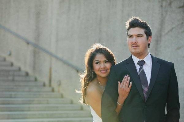 Newlywed couple
