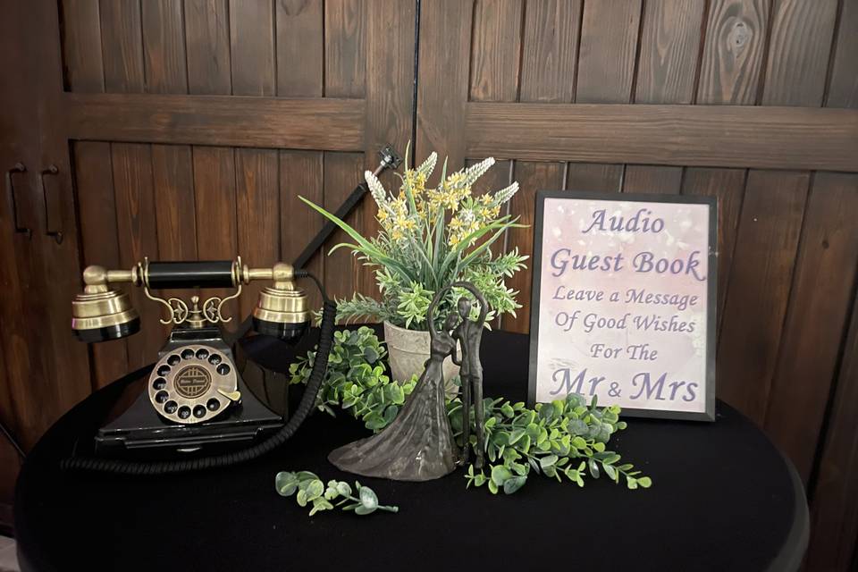 Our Audio Guestbook