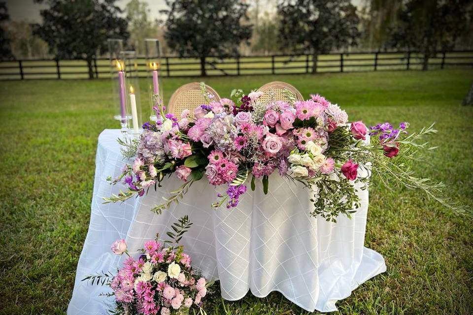 Sweetheart table