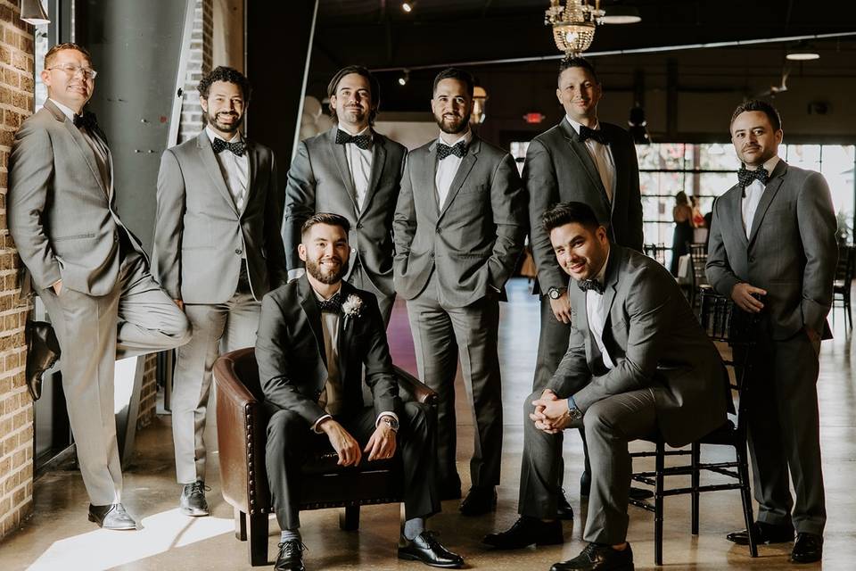 Carlos and groomsmen