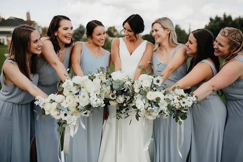 Bridal party portrait