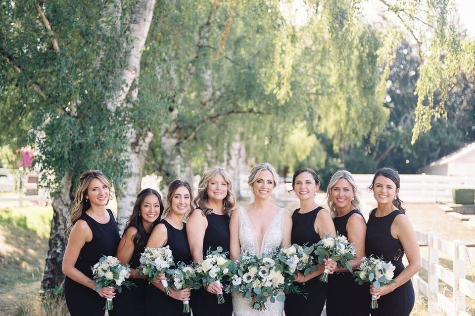 Bridal party portrait