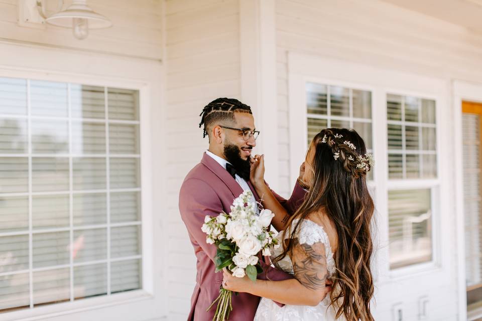 Bride and Groom First Look