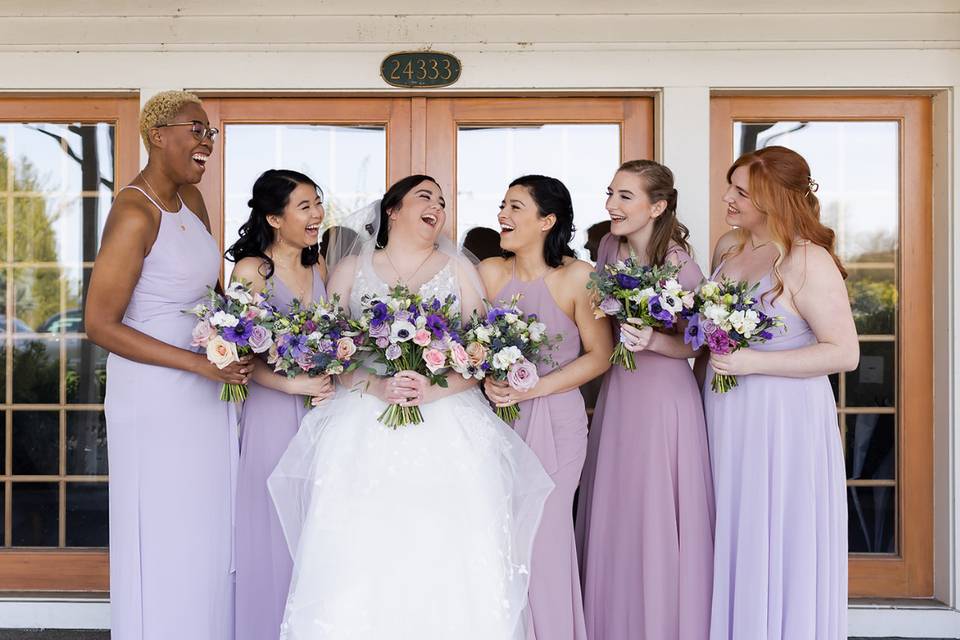 Bridal party portrait