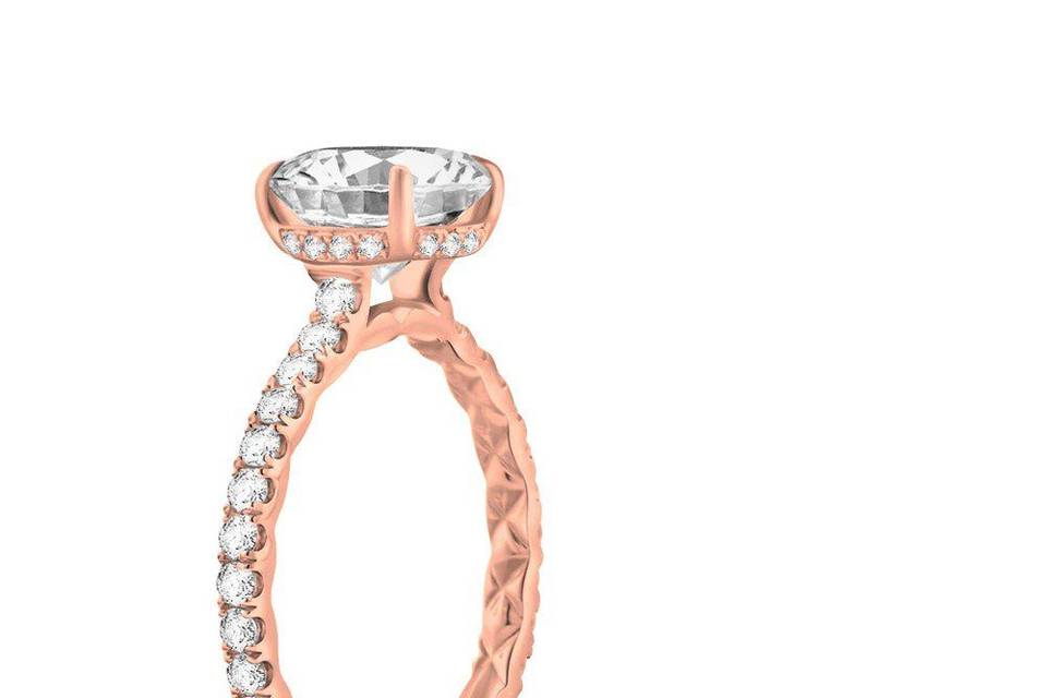 A. Jaffe engagement rings in gold