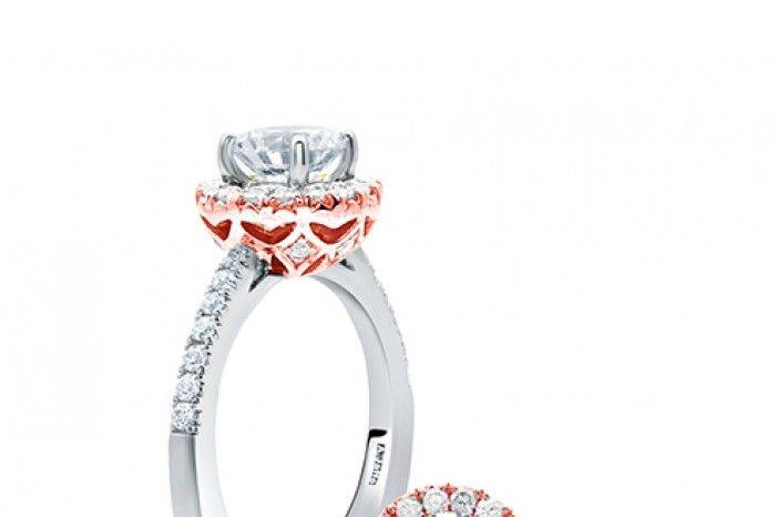 A. Jaffe engagement rings in silver