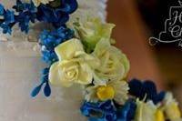 Sugar flower garland