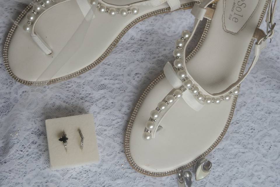 Bridal flat lay