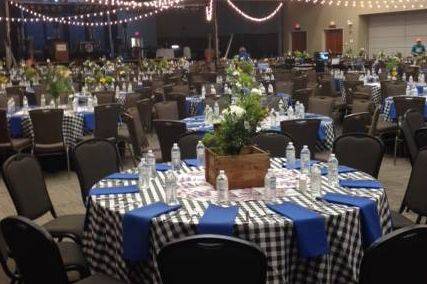 Wedding reception area