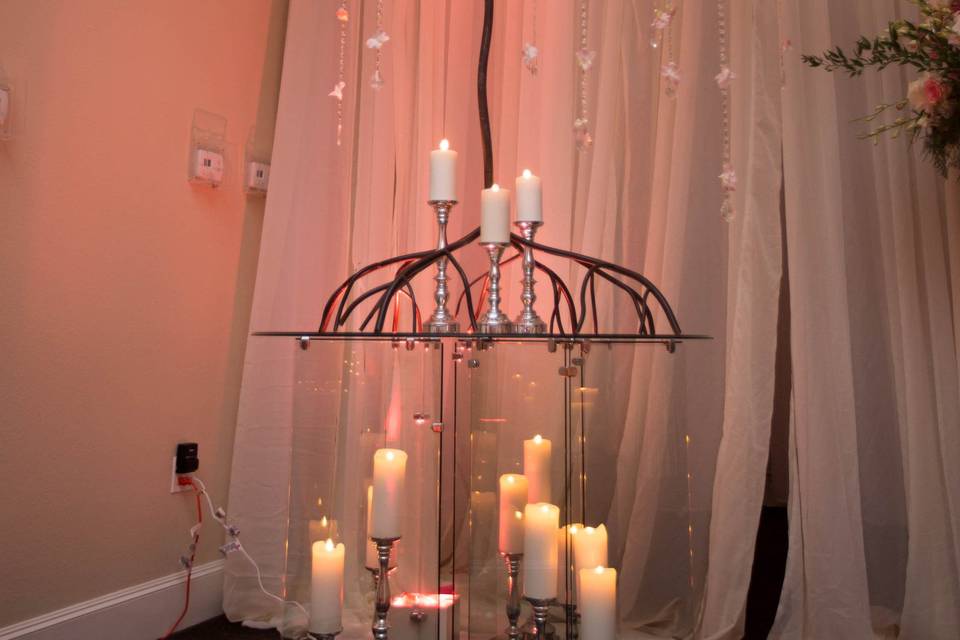 Candle lights and decor