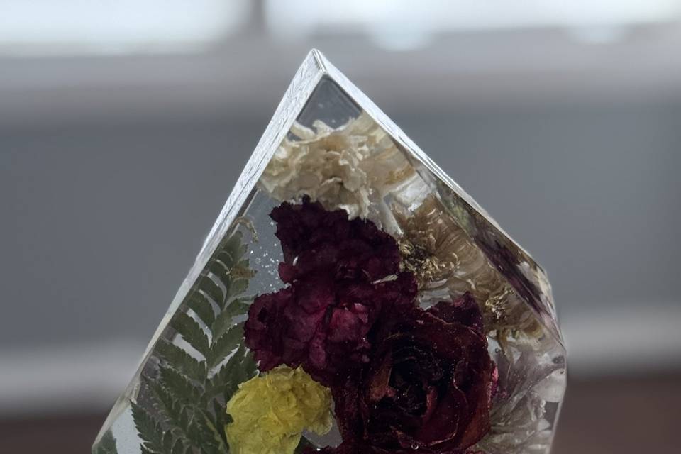 Flower preservation Gem block