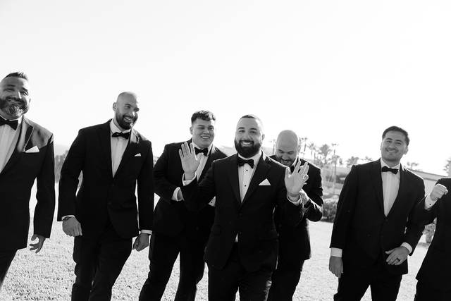 E & groomsmen