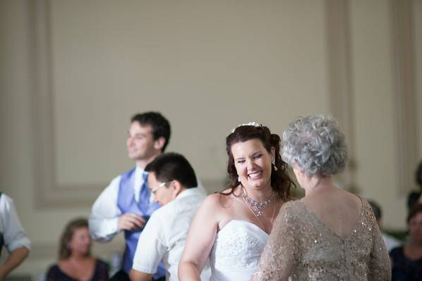 Bride and family