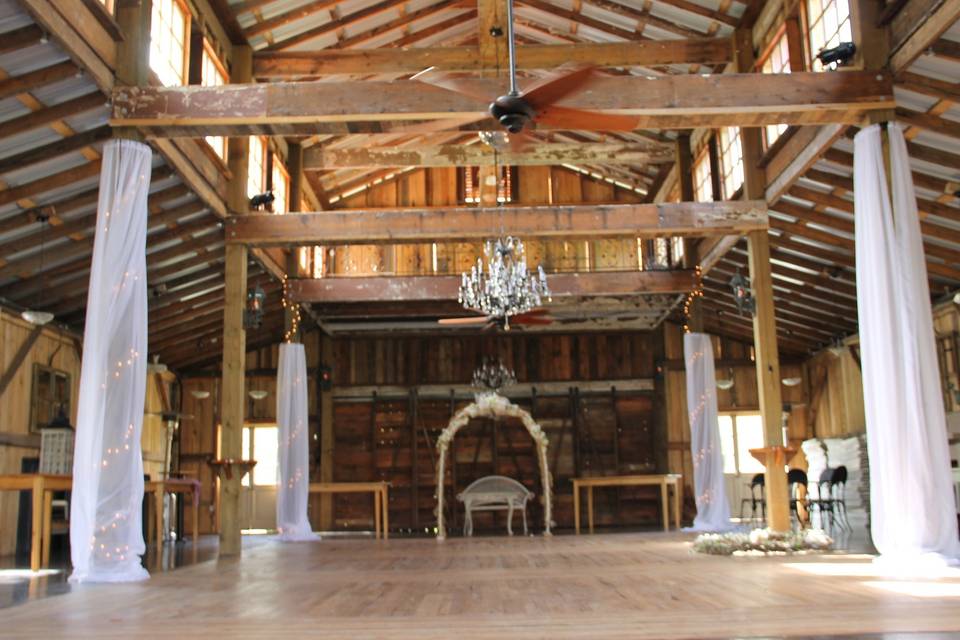 The Barn interior