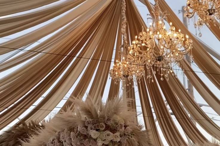 Pampas Grass Centerpieces